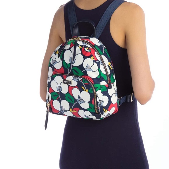 Kate Spade down breezy floral medium backpack - Picture 3 of 9